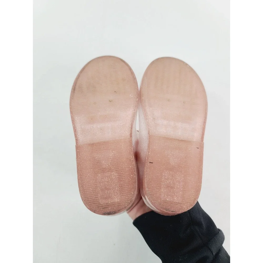 Mini Melissa Strappy Sandals For‎ Girls, Size 8, Pink.